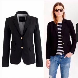 J.crew schoolboy blazer - black with gold buttons - 2T - like new!